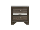 Madrid 3-Drawers Nightstand, Gray