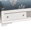 Madrid Full Storage Bed, White