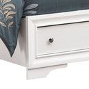 Madrid Queen Storage Bed, White
