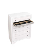 Madrid 6-Drawers Chest, White