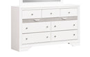Madrid 9-Drawers Dresser, White