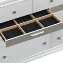 Madrid 9-Drawers Dresser, White