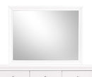 Madrid 46"L x 37"H Mirror, White