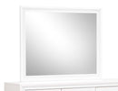 Madrid 46"L x 37"H Mirror, White