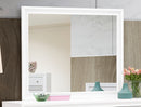 Madrid 46"L x 37"H Mirror, White