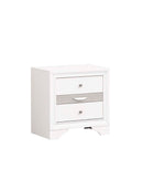 Madrid 3-Drawers Nightstand, White
