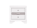 Madrid 3-Drawers Nightstand, White
