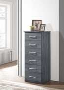 Boston 6-Drawers Chest, Gray