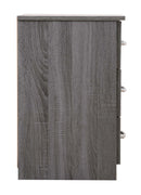 Boston 3-Drawers Nightstand, Gray