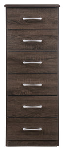 Boston 6-Drawers Chest, Wenge