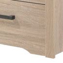 Hudson 3-Drawers Nightstand, Sandle Wood