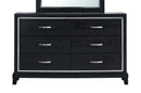Livingston 6-Drawers Dresser, Black