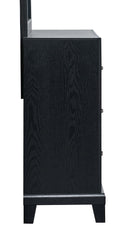 Livingston 6-Drawers Dresser, Black