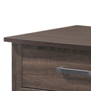 Hudson 3-Drawers Nightstand, Wenge