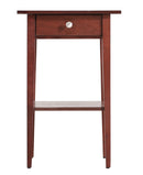Dalton 1-Drawer Nightstand, Cherry