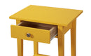 Dalton 1-Drawer Nightstand, Yellow