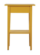 Dalton 1-Drawer Nightstand, Yellow