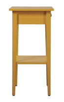 Dalton 1-Drawer Nightstand, Yellow