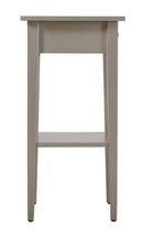 Dalton 1-Drawer Nightstand, Silver Champagne