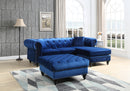 Nola 98in Sofa, Navy Blue