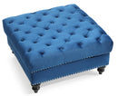Nola  Ottoman, Navy Blue