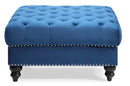 Nola  Ottoman, Navy Blue