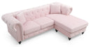 Nola 98in Sofa, Pink