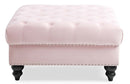 Nola  Ottoman, Pink