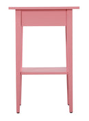 Dalton 1-Drawer Nightstand, Pink