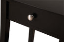 Dalton 1-Drawer Nightstand, Black