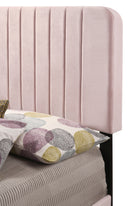 Lodi Twin Box Spring Bed, Pink