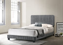 Lodi King Box Spring Bed, Gray