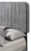 Lodi Twin Box Spring Bed, Gray