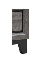 Glasgow King Box Spring Bed, Gray