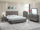 Glasgow King Box Spring Bed, Gray