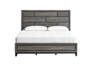 Glasgow Queen Box Spring Bed, Gray