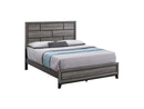 Glasgow Queen Box Spring Bed, Gray
