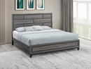 Glasgow Queen Box Spring Bed, Gray