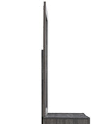 Glasgow 39"L x 35"H Mirror, Gray