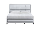 Glasgow King Box Spring Bed, White