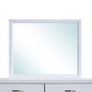 Glasgow 39"L x 35"H Mirror, White