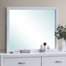 Glasgow 39"L x 35"H Mirror, White