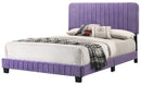 Lodi Full Box Spring Bed, Purple