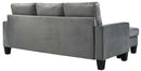 Jessica 77in Sofa, Gray
