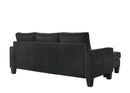Jessica 77in Sofa, Black