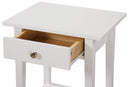 Dalton 1-Drawer Nightstand, White