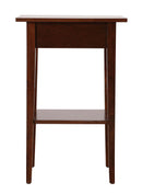Dalton 1-Drawer Nightstand, Cappuccino