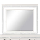 Genoa 44"L x 38"H Mirror, Silver Champagne