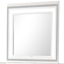 Genoa 44"L x 38"H Mirror, Silver Champagne
