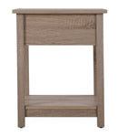 Salem 1-Drawer Nightstand, Sandle Wood